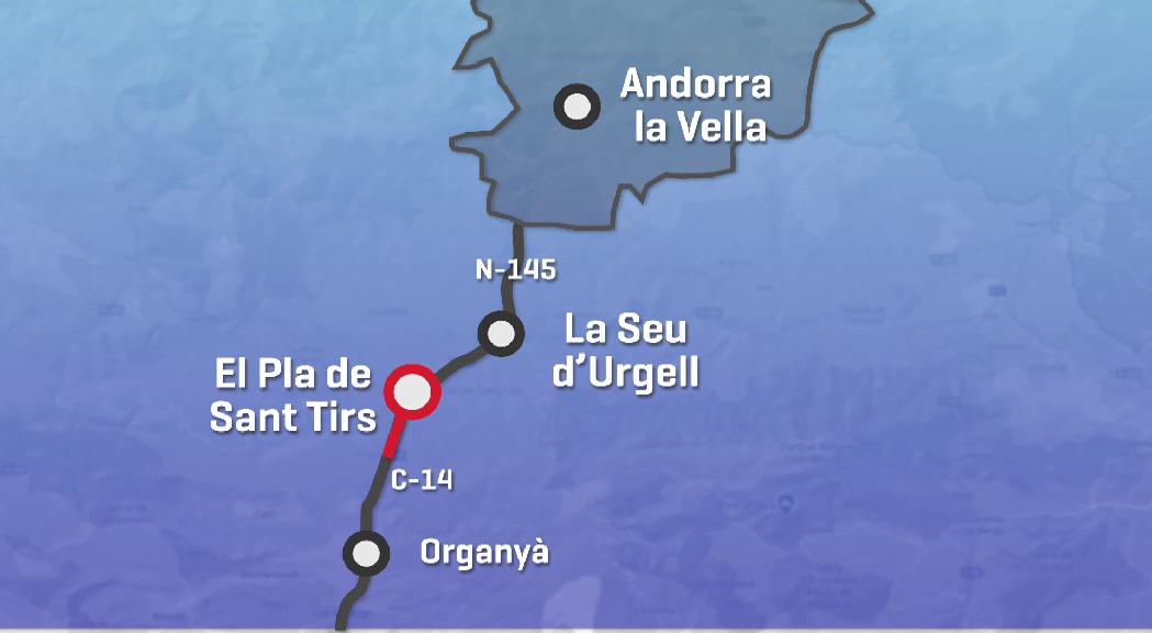 El motorista andorrà accidentat al Pla de Sant Tirs es troba estable dins la gravetat