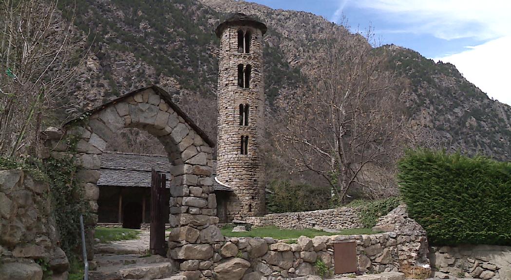 Un mur podria revelar la història més desconeguda de l'església de Santa Coloma