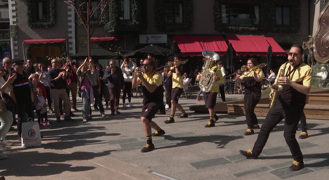 Música al carrer per tancar l'Andorra Sax Fest 