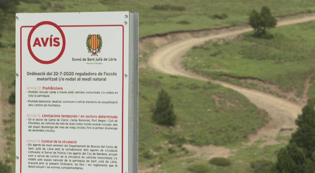 Naturland sancionarà l'entrada de cotxes a les pistes d'esquí