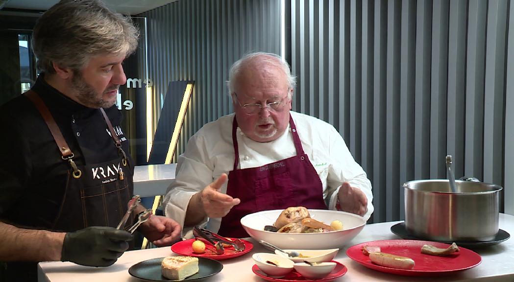 Neichel conversa entre plats de temporada, cuina de fusió i pintura 