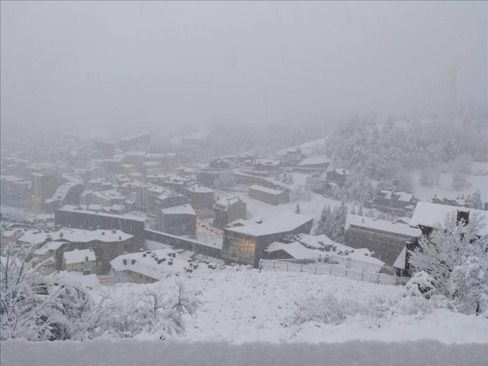 Avís groc per nevades generalitzades a tot el país.