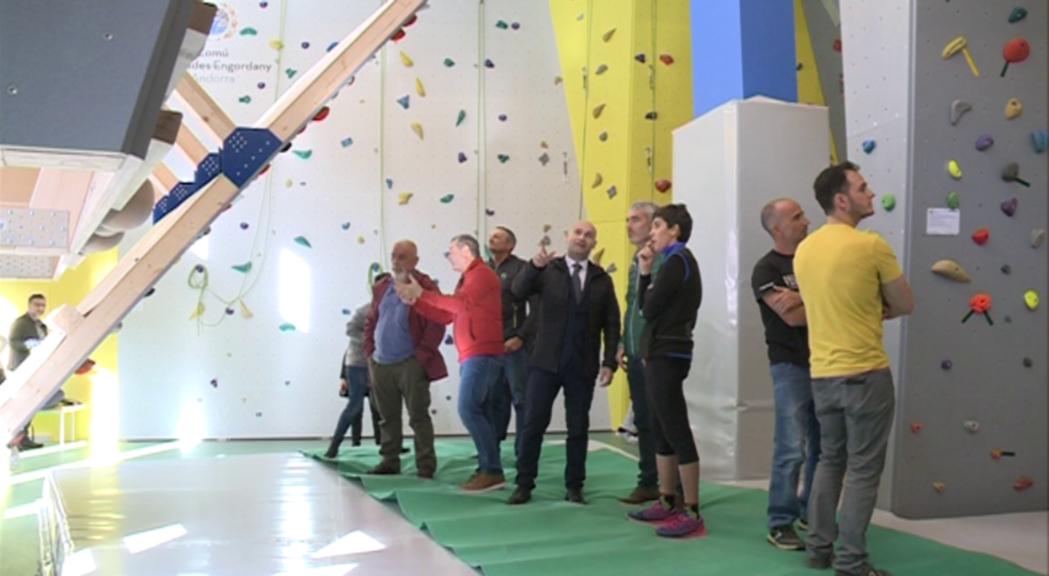 El nou rocòdrom d'Escaldes-Engordany s'estrena amb jornades de portes obertes