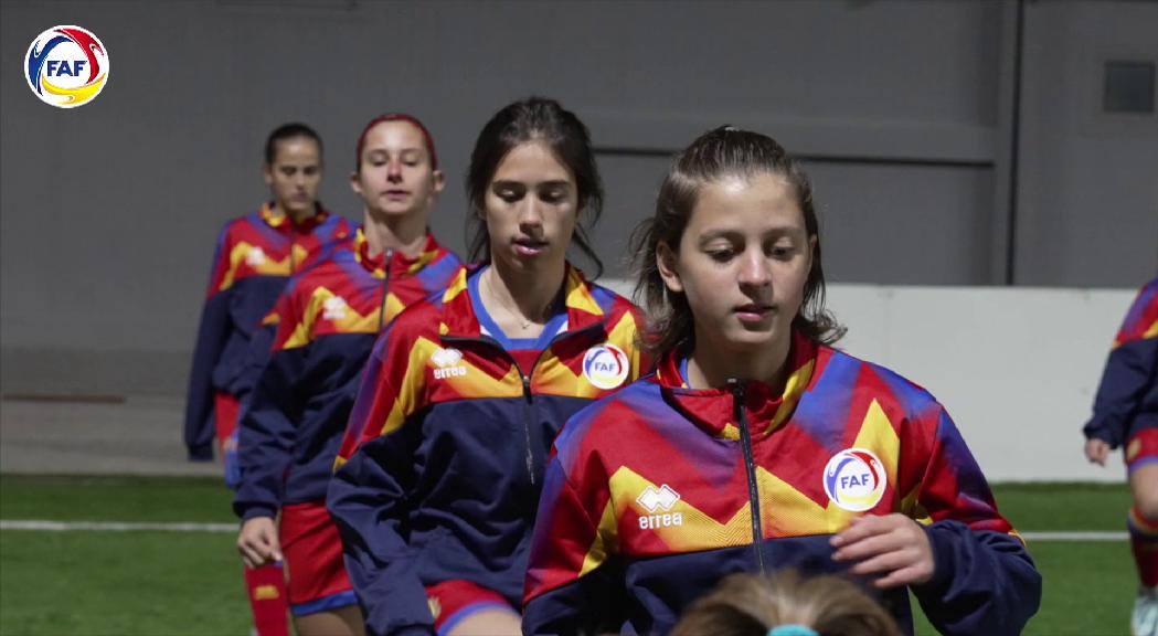 La nova selecció femenina sub-15 de futbol s'estrena a Albània