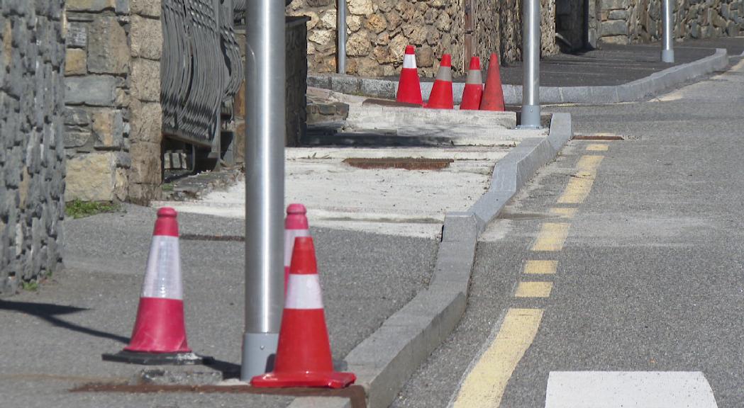 Noves remodelacions a la carretera de Fontaneda