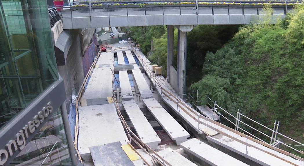 Les obres del viaducte del carrer Doctor Vilanova no s'acabaran fins la primavera del 2024