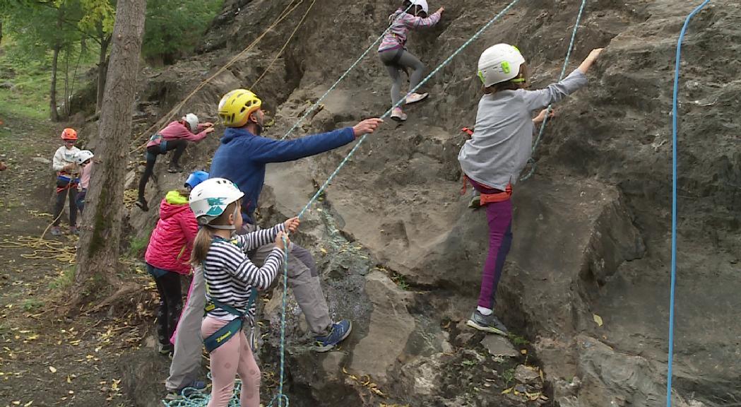 Ordino inaugura un nou espai d'escalada al roc dels Palinquerons