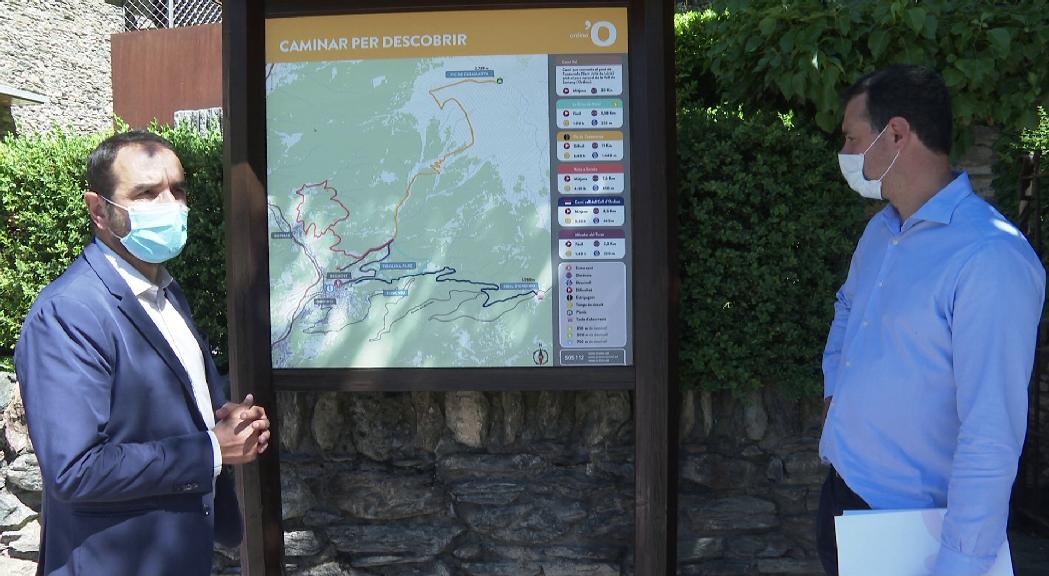 Ordino ofereix 34 camins amb plafons informatius per descobrir la parròquia aquest estiu 