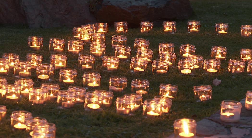 Ordino va quedar il·luminada anit per 12.000 espelmes en la quarta edició de la Nit de la Candela