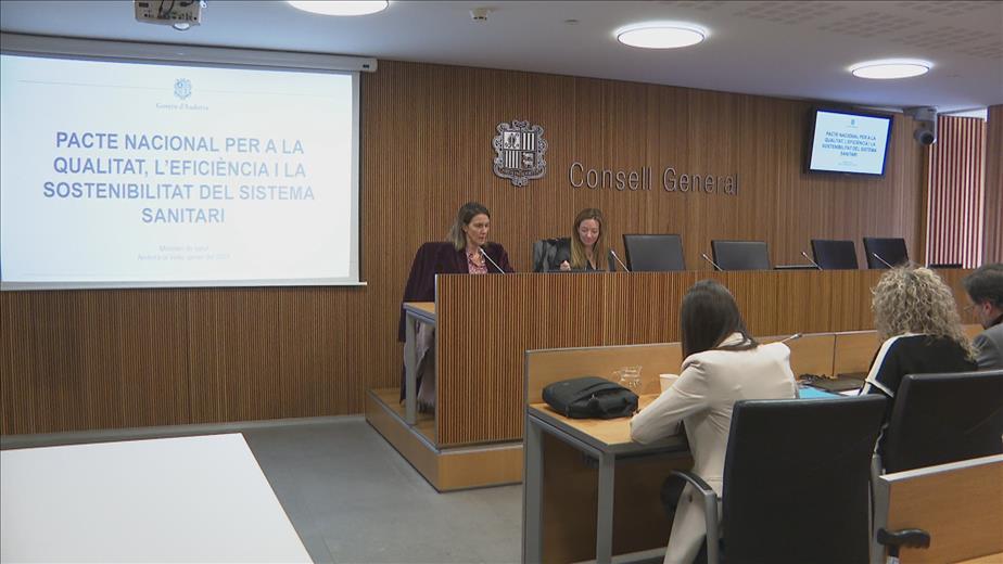 La ministra de Salut ha presentat una primera proposta del p