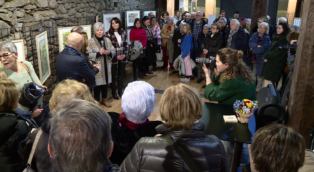 Cal Paleta acull l'exposició d'aquarel·les de Francina Pons sobre molins fariners 