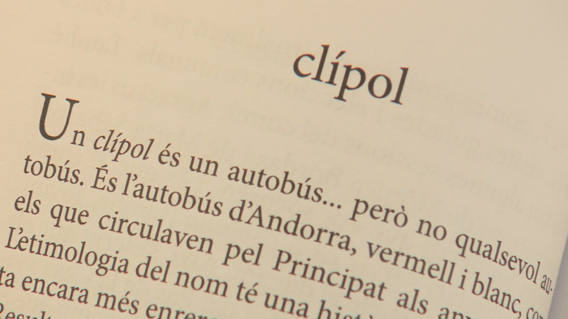 'Paraula d'Andorra', un recull de mots propis al diccionari normatiu català