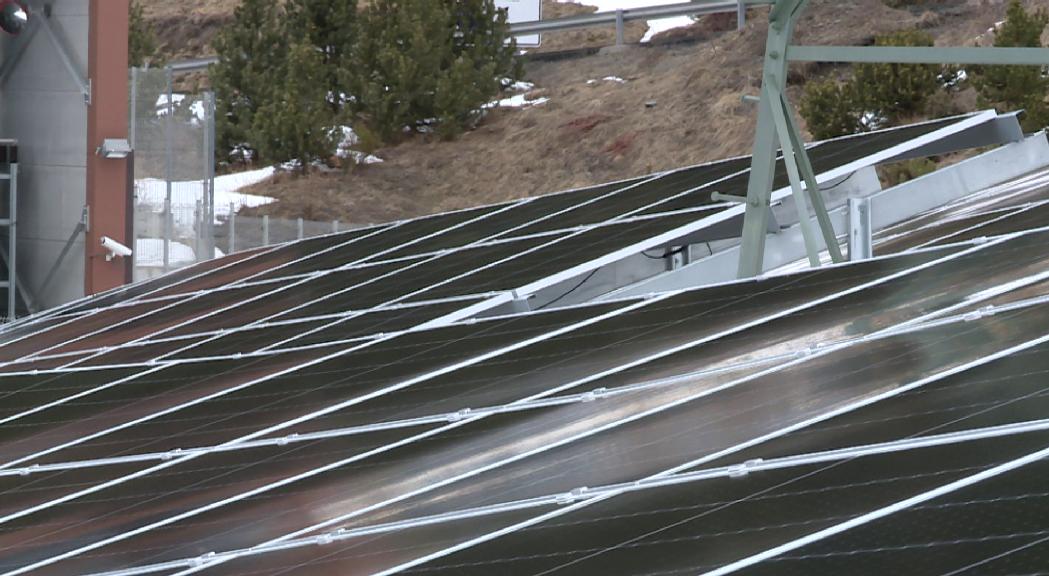 El parc fotovoltaic de Grau Roig ha generat el 65,7% del previst en tot l'any