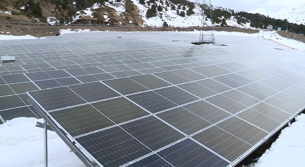 El parc fotovoltaic de Grau Roig no arriba a la producció anual prevista