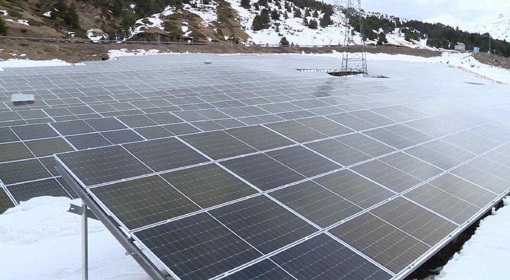 El parc fotovoltaic de Grau Roig supera els 1,4 milions de kWh produïts en un any