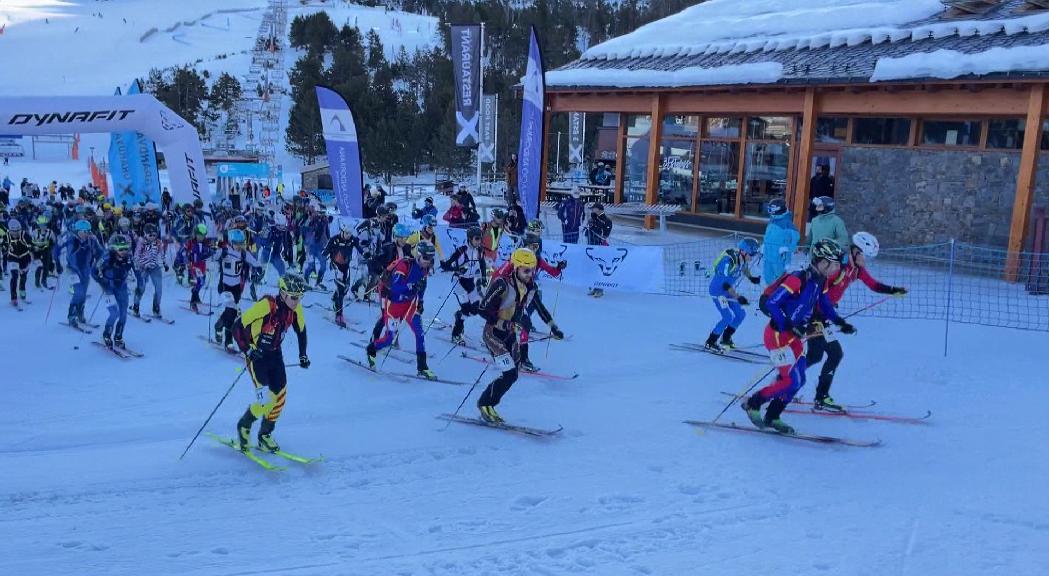 Pere Rullan i Clàudia Tremps guanyen la 3 Fronteres Dynafit Grandvalira, la primera prova de la Copa d'Andorra d'esquí de muntanya