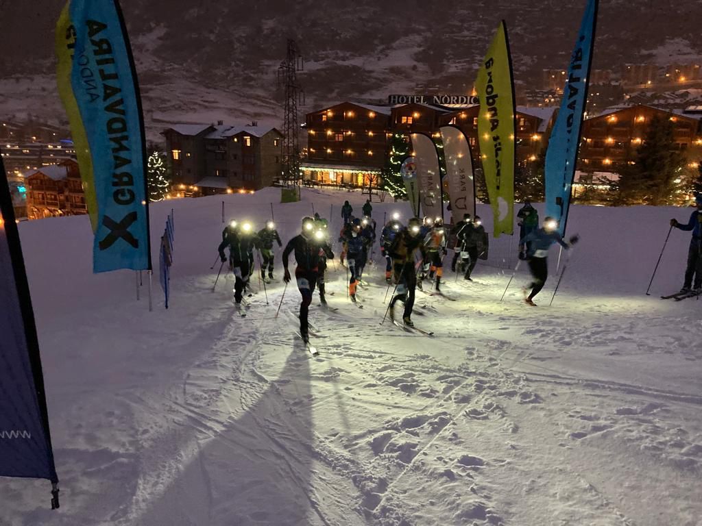 Pere Rullán i Clàudia Tremps s'imposen en la Cronoescalada Nocturna Grandvalira