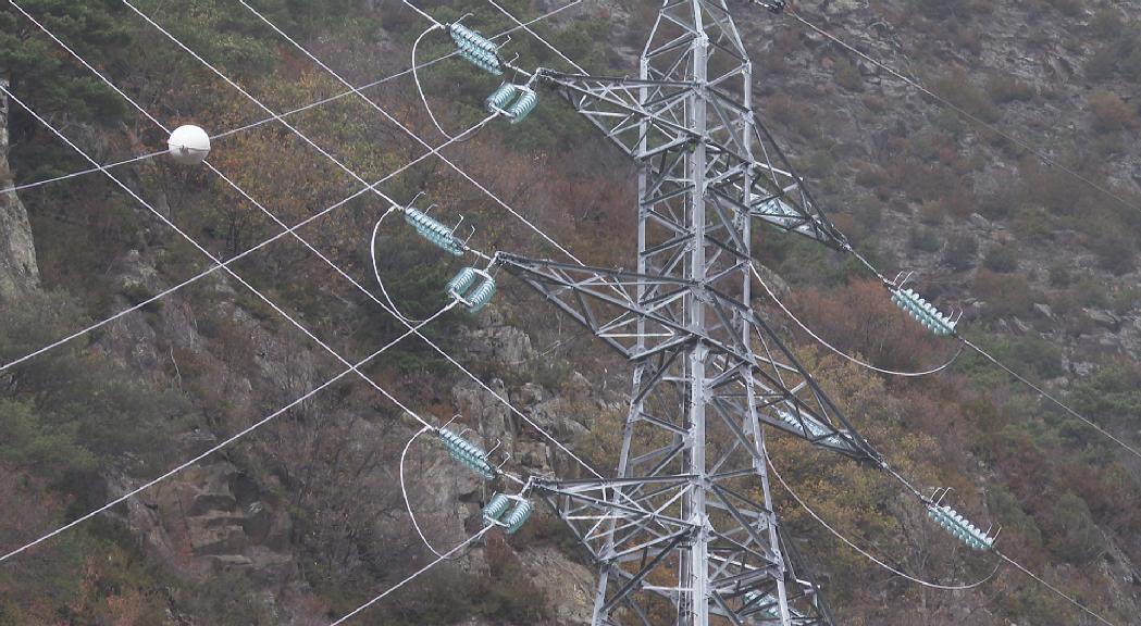 Plenament operativa la nova línia d'alta tensió d'Encamp a Grau Roig 