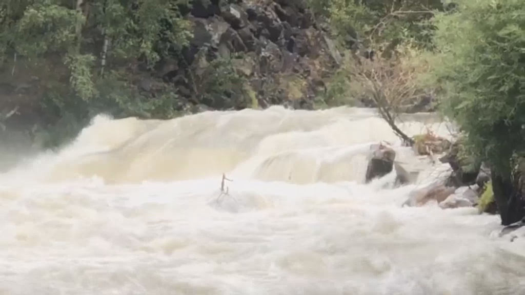 La pluja intensa triplica el cabal del Gran Valira