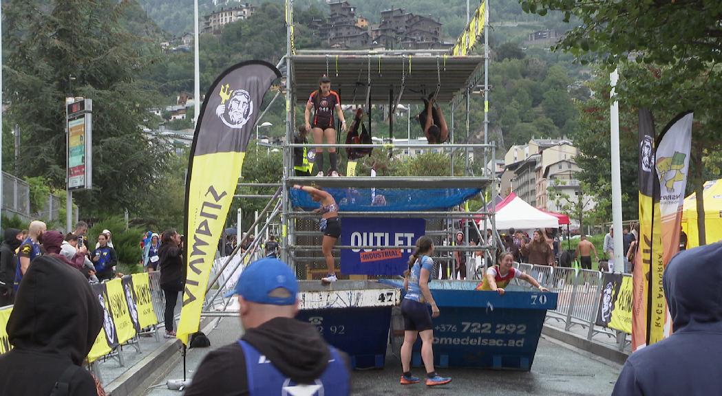 La pluja, un obstacle més a l'Olympus Race