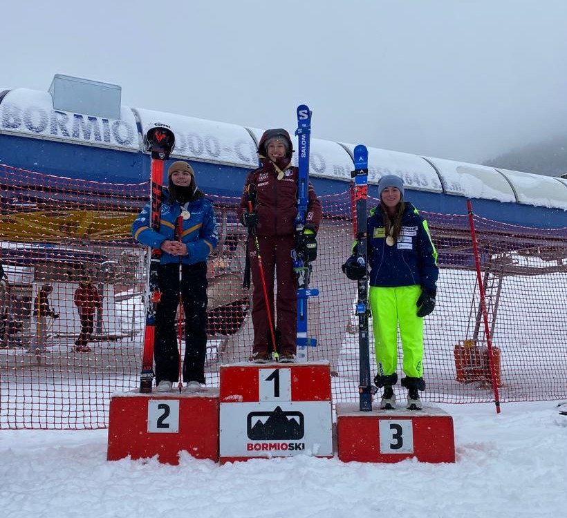 Podi d'Iria Medina en un gegant FIS a la localitat italiana de Bormio.