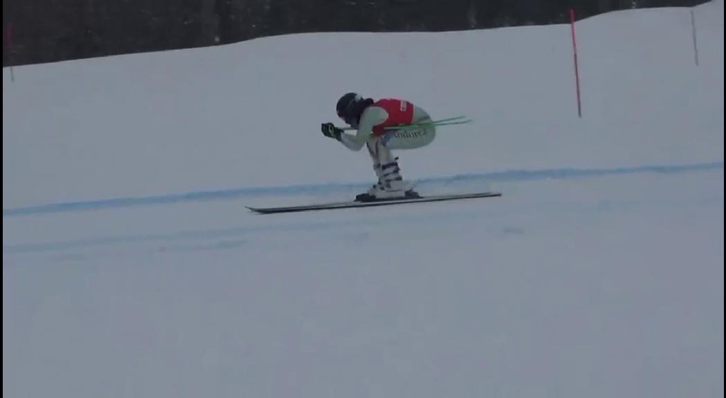 Podi de Jordina Caminal en el descens FIS de Pila