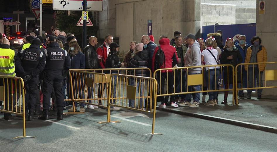 La policia va detenir aquest divendres a la nit un aficionat polo