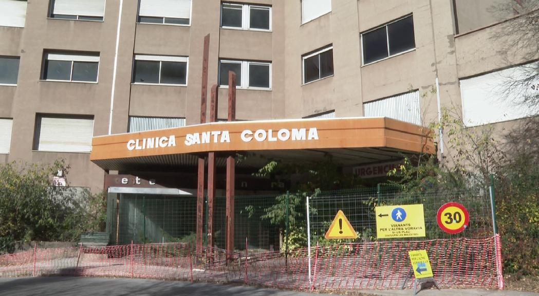 El pressupost del 2021 preveu una partida d'1 milió per a l'enderrocament de l'antiga clínica de Santa Coloma