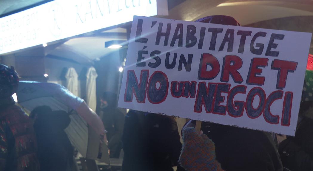 Es preveuen més de 300 persones a la concentració pel dret a l'habitatge