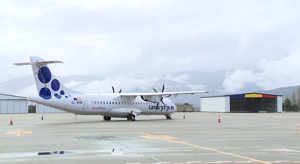 El primer vol regular d'Andorra Airlines entre la Seu i Madrid serà el 10 de juny