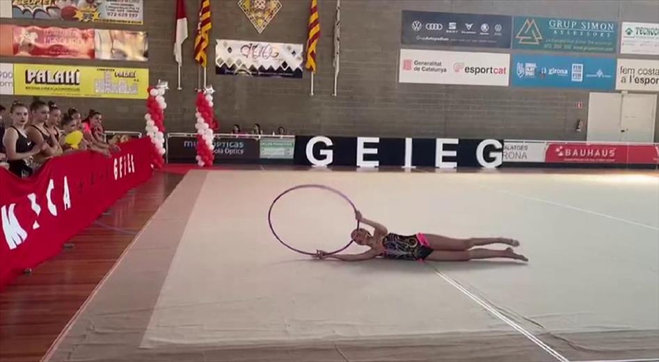 Primer lloc per a la gimnasta Laia Rodríguez en la final de la Co