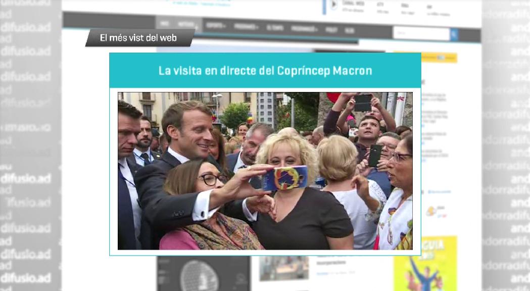 El programa en directe sobre la visita de Macron, el més vist a Andorra Difusió