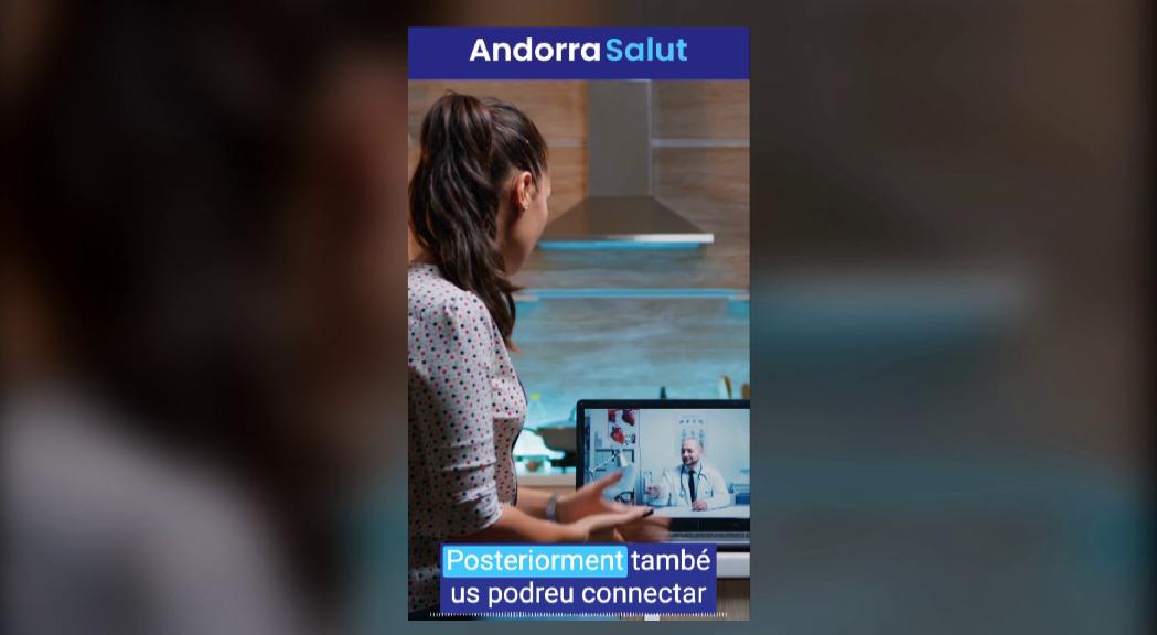 Programar visites telemàtiques i accedir a les proves de radiologia són algunes de les novetats de l'aplicació Andorra Salut