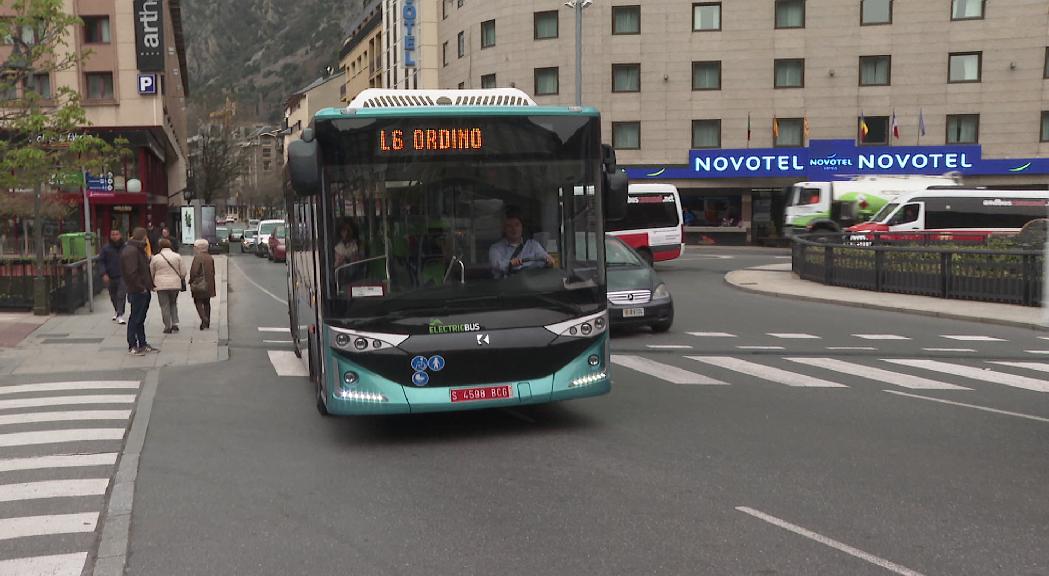 Prova pilot amb un autobús 100% elèctric