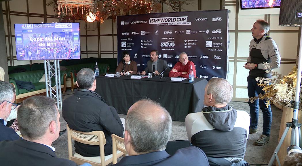 La prova vertical cau de la Copa del Món d'Andorra 