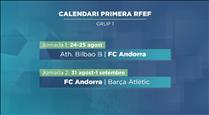  Els pròxims partits de lliga del FC Andorra