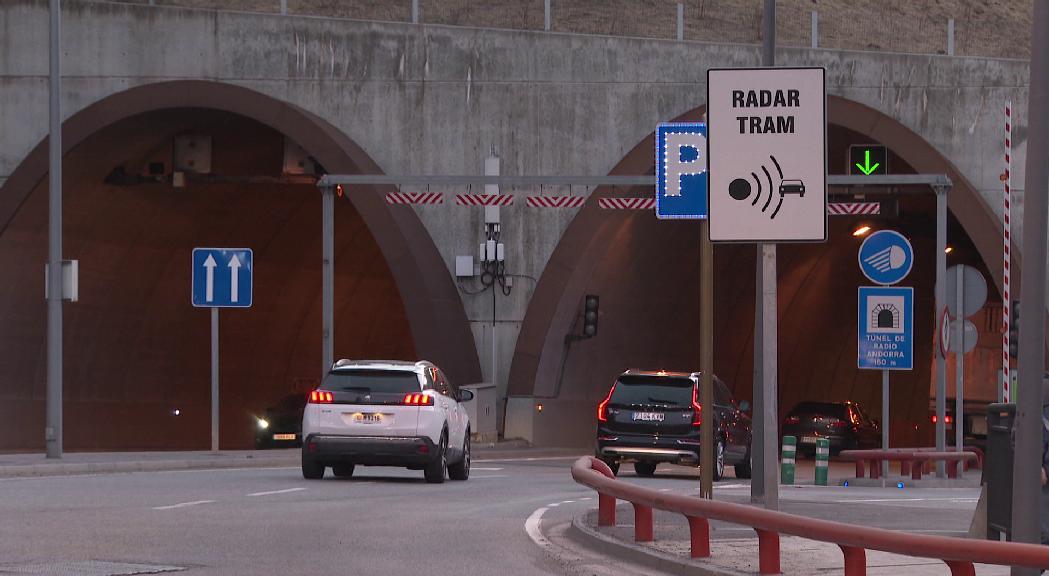 El radar de tram en direcció a Encamp és el que més conductors enxampa per excés de velocitat