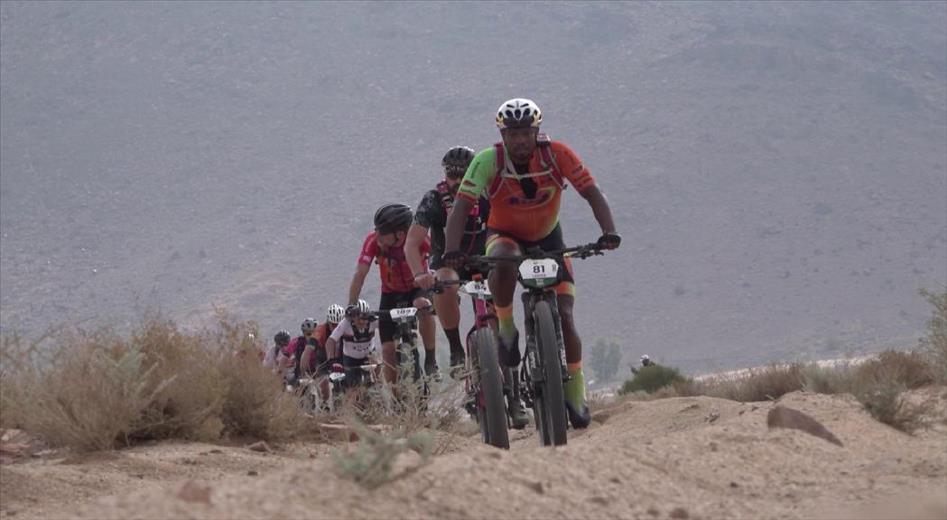 Ramon Aranda disputa la tercera etapa de la Titan Desert de l'Arà