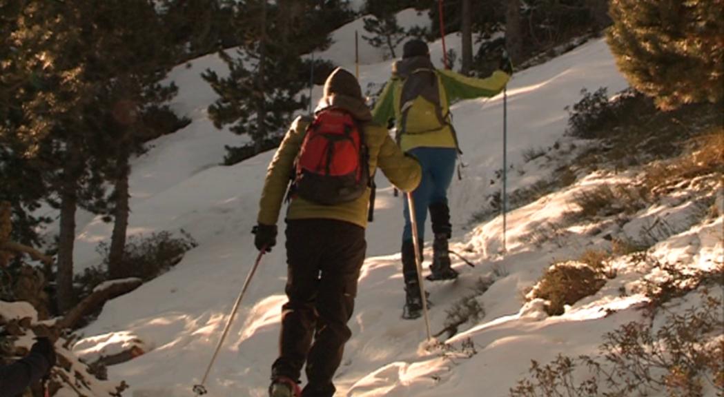 Les raquetes de neu, una alterativa més per gaudir de la muntanya 