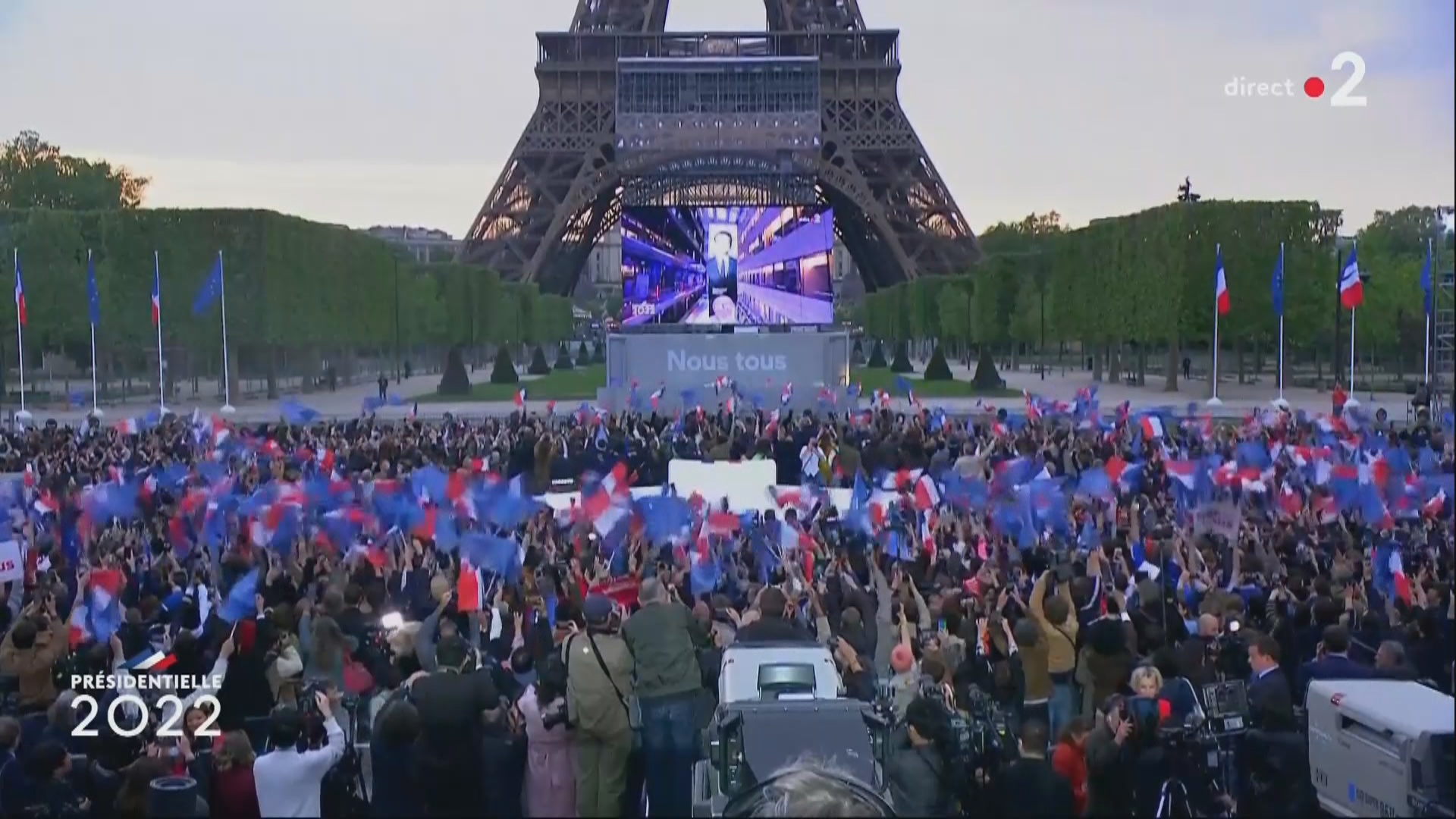 Reelecció d'Emmanuel Macron com a president de França