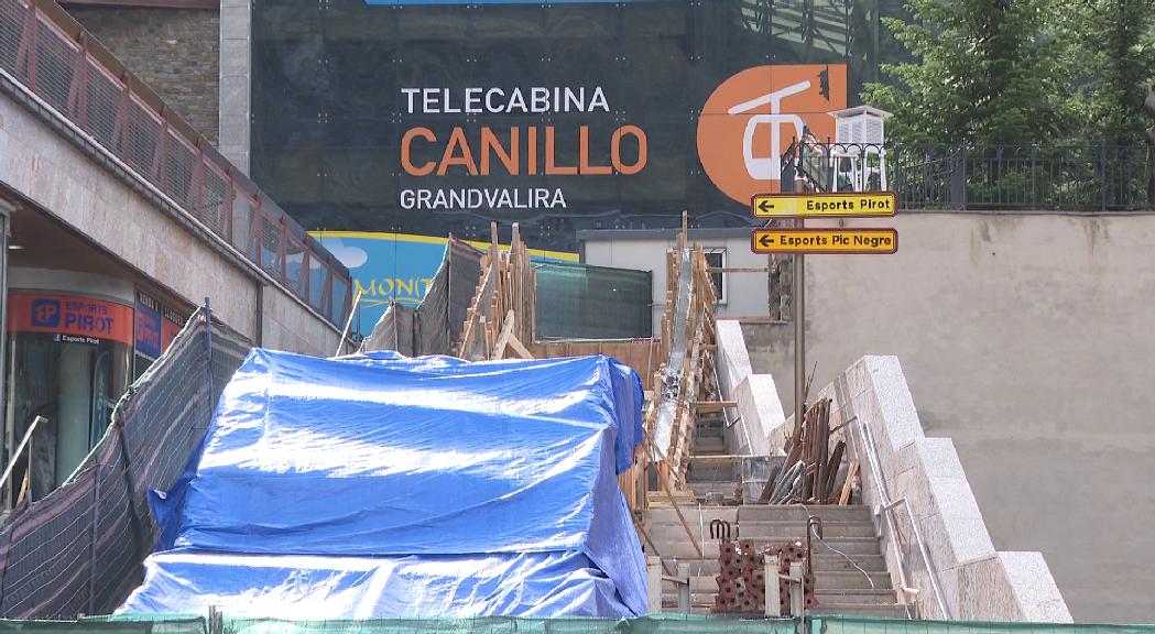 La reforma de l'edifici del Telecabina de Canillo avança al ritme previst