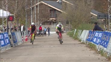 Regada frega el podi en la primera cursa en ciclocròs 