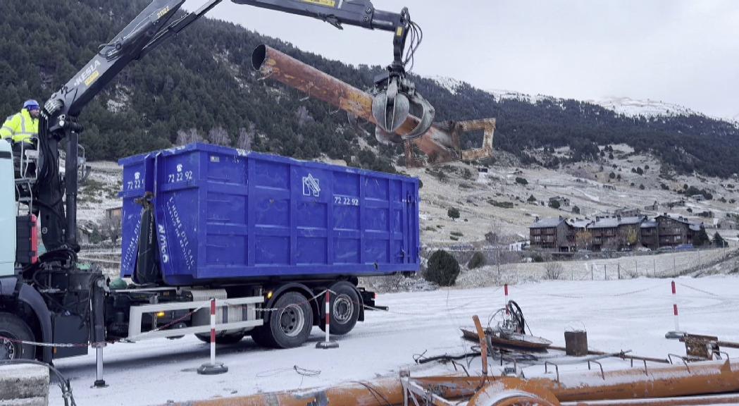 Retiren el primer teleesquí de la Vall d'Incles