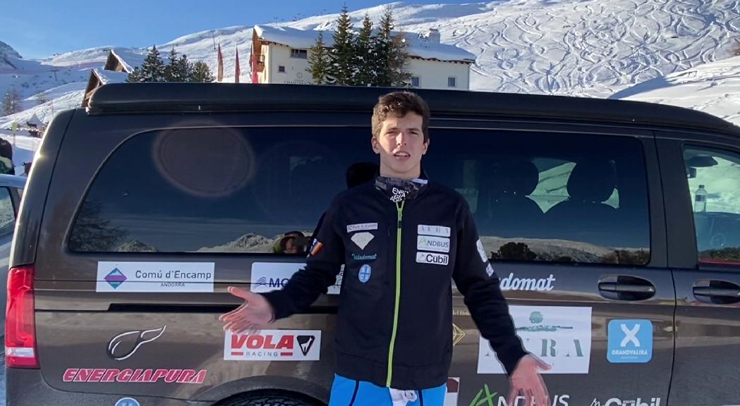 Roger Puig, 9è en el primer gegant de la Copa d'Europa a Saint Moritz