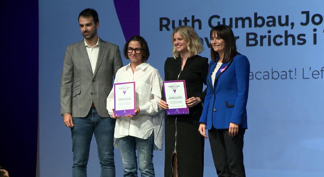 Ruth Gumbau rep el 4t Premi Àlex Lliteras de Periodisme Esportiu