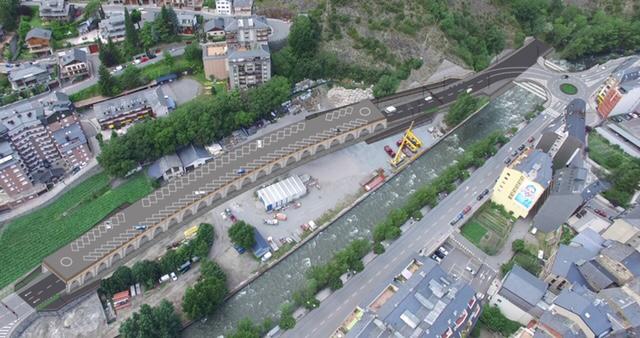 Sant Julià vol construir un aparcament de 200 places sota el nou vial