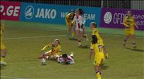 La selecció femenina de futbol perd en quatre minuts fatídics a Geòrgia (2-1)