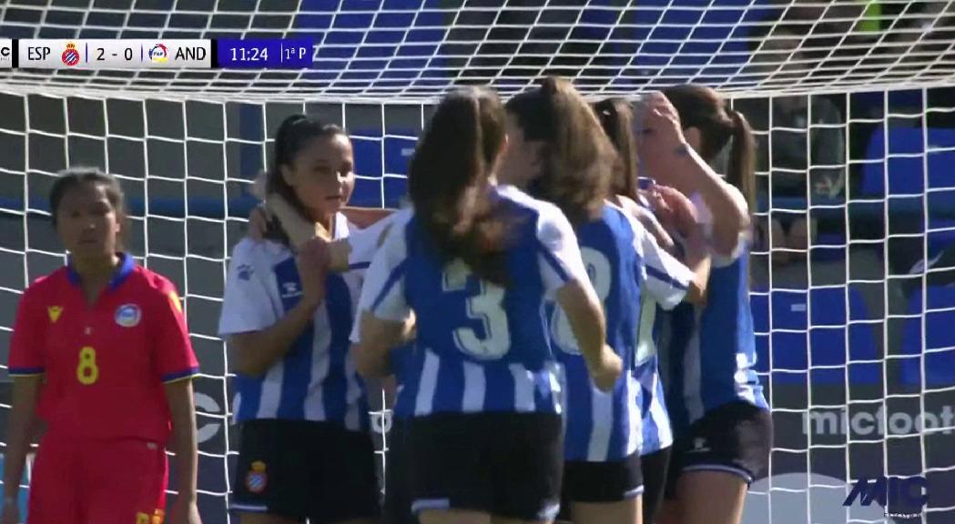 La selecció femenina juvenil-cadet cau a la final del Torneig MIC contra l'Espanyol