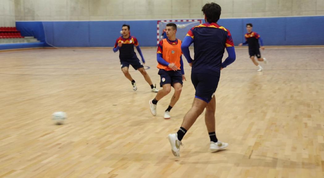 La selecció de futbol sala juga contra Moldàvia pensant en Portugal