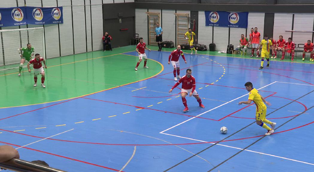 La selecció de futbol sala supera amb nota els dos amistosos contra Malta